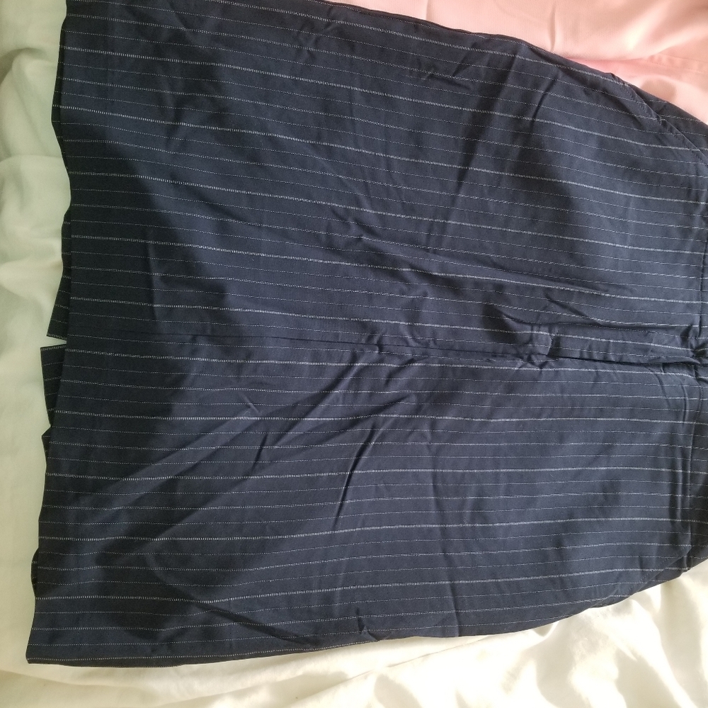 Pin stripe pencil skirt